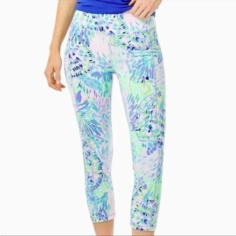 Lily Pulitzer Weekender High Rise Leggings LuxleticXXL Shell Of A Party Print